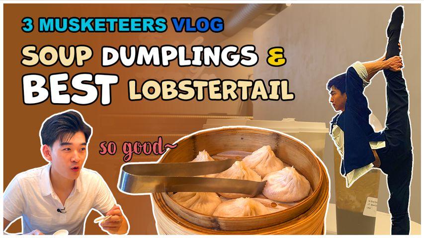 Shen Yun Dancers Try Soup Dumplings and Lobster Tail