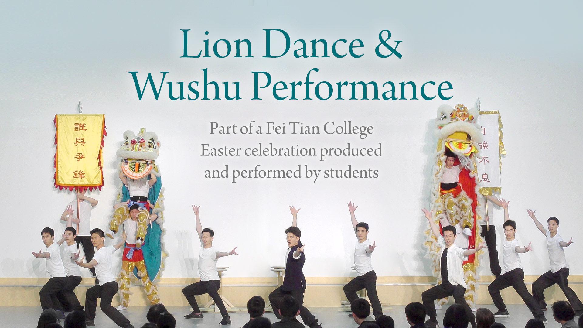 Lion Dance & Wushu Performance